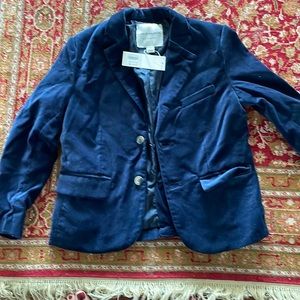 Janie and Jack Boys Velvet Blazer 6 NWT